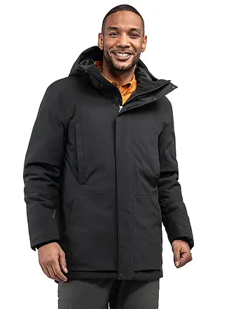 SCHÖFFEL | Herren Winterparka Crivat 2L Hoodie isoliert | schwarz